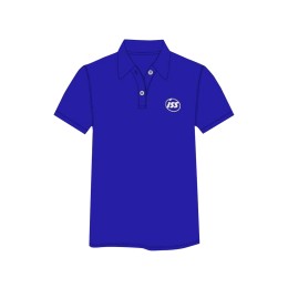 Customized colorful blue polo shirt with white design and silk screen logo Kaifanxuan (ISS) Polo shirt manufacturer P1595 Customized colorful blue polo shirt with white design and silk screen logo Kaifanxuan (ISS) Polo shirt manufacturer P1595